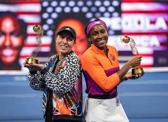 2022 Qatar TotalEnergies Open Cori Gauff USA Jessica Pegula USA