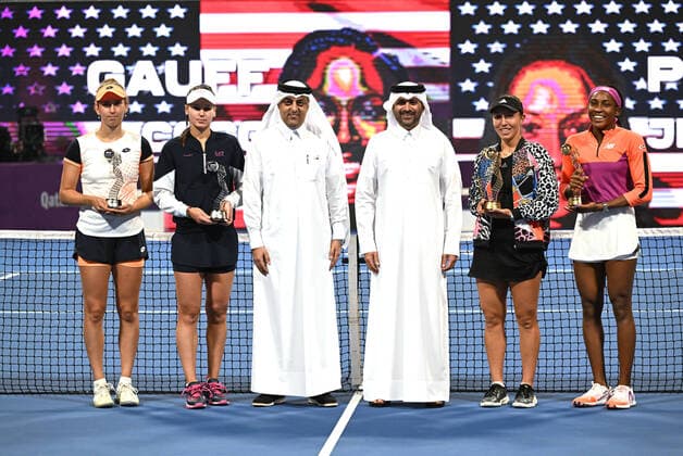 2022 Qatar TotalEnergies Open Cori Gauff USA Jessica Pegula USA