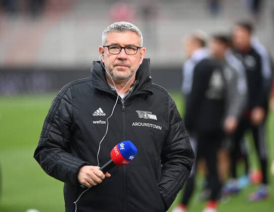Football, men, season 2021 2022, 1 Bundesliga 24 matchday , 1 FC Union Berlin 1 FSV Mainz 05, coach Urs Fischer 1 FC Union , 26 02 2022, Copyright: xMatthiasxKochx