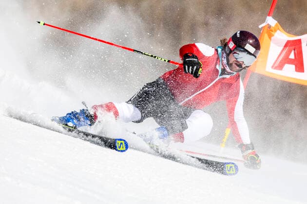 PARALYMPICS - Winter Paralympics Beijing 2022 YANQING,CHINA,27.FEB.22 - PARALYMPICS - Paralympic Winter games, Winterspiele,Spiele, Summer games Beijing 2022, preview. Image shows Michael Scharnagl (AUT).  GEPAxpictures xPatrickxSteiner