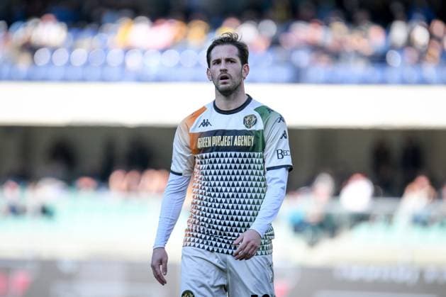 Hellas Verona FC v Venezia FC - Serie A Venezia s Mattia Aramu portrait during the italian soccer Serie A match Hellas Verona FC vs Venezia FC on February 27, 2022 at the Marcantonio Bentegodi stadium in Verona, Italy Verona Italy  Copyright: xEttorexGriffonix originalFilename:livemedia-hellasve220227_nptZa.jpg