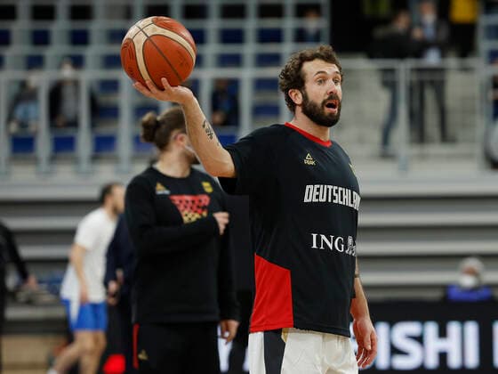 28 02 2022, Germany vs Israel, FIBA Basketball World Cup Qualifiers, Group D, GER, Heidelberg, SNP dome, Picture from the left side , Bastian Doreth Germany Copyright: HMBxMedia xHeikoxBecker