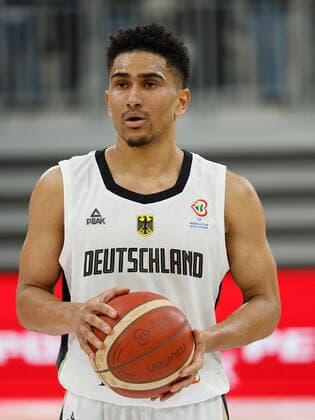 28 02 2022, Germany vs Israel, FIBA Basketball World Cup Qualifiers, Group D, GER, Heidelberg, SNP dome, Picture from the left side , Maodo Lo Germany Copyright: HMBxMedia xHeikoxBecker