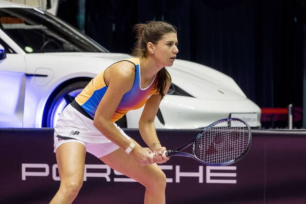 Sorana Cirstea (ROU) - Open 6eme sens MÃ tropole de Lyon, Lyon 01 03 2022 - TENNIS : Open 6eme Sens Lyon Metropole - Lyon - 01 03 2022 SandrineThesillat Panoramic 