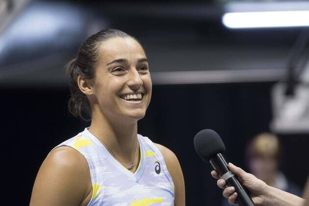 Caroline Garcia (FRA)- Open 6eme sens MÃ tropole de Lyon, Lyon 01 03 2022 - Photo Sandrine Thesillat Panoramic TENNIS : Open 6eme sens MÃ tropole de Lyon - 01 03 2022 SandrineThesillat Panoramic 