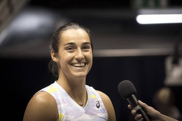 Caroline Garcia (FRA)- Open 6eme sens MÃ tropole de Lyon, Lyon 01 03 2022 - Photo Sandrine Thesillat Panoramic TENNIS : Open 6eme sens MÃ tropole de Lyon - 01 03 2022 SandrineThesillat Panoramic 