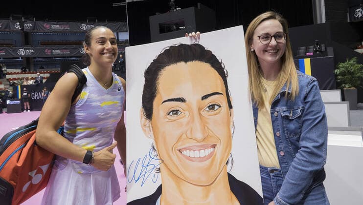 Sport Bilder des Tages Caroline Garcia (FRA)- Open 6eme sens MÃ tropole de Lyon, Lyon 01 03 2022 - Photo Sandrine Thesillat Panoramic TENNIS : Open 6eme sens MÃ tropole de Lyon - 01 03 2022 SandrineThesillat Panoramic 