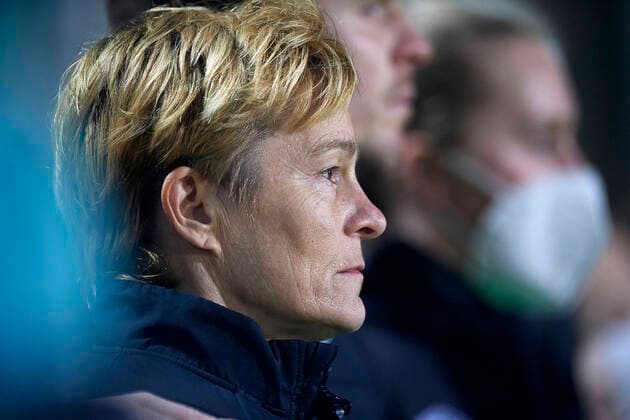 Russia W v Ireland W - International Friendly, Länderspiel, Nationalmannschaft Vera Pauw head coach of Ireland during the international friendly match between Russia W and Ireland W at La Manga Club on February 19, 2022 in Cartagena, Spain. Cartagena Murcia Spain  Copyright: xJosexBretonx originalFilename:breton-russiawv220219_npqWo.jpg
