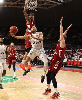 Jaylon Brown Hamburg Towers, 0 tries to score GER, FC Bayern Basketball vs Hamburg Towers, basketball, 1 Bundesliga, 2021 2022 season, 02 03 2022, GER, FC Bayern Basketball vs Hamburg Towers, basketball, 1 Bundesliga, 2021 2022 season, 02 03 2022, Muenchen Copyright: xEIBNER MarcelxEngelbrechtx EP_EER