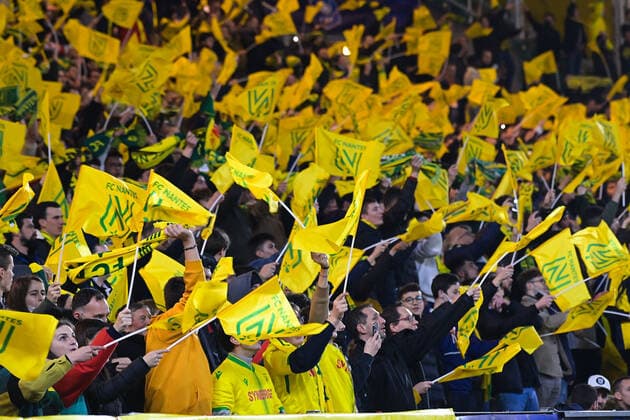 Supporters de l equipe Nantes - ambiance - FOOTBALL : Nantes vs Monaco - Coupe de France - 02 03 2022 FedericoPestellini Panoramic 