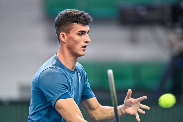 TENNIS - ITF Davis Cup 2022 SEOUL,SOUTH KOREA,03.MAR.22 - TENNIS - ITF Davis Cup 2022, South Korea vs Austria, preview. Image shows Alexander Erler (AUT).  GEPAxpictures xChristianxMoser