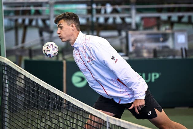 TENNIS - ITF Davis Cup 2022 SEOUL,SOUTH KOREA,03.MAR.22 - TENNIS - ITF Davis Cup 2022, South Korea vs Austria, preview. Image shows Alexander Erler (AUT).  GEPAxpictures xChristianxMoser