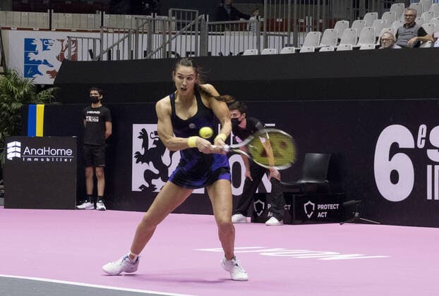 Vitalia DIATCHENKO (RUS) - Open 6eme sens MÃ tropole de Lyon, Lyon 03 03 2022 - Photo Sandrine Thesillat Panoramic TENNIS : Open 6eme Sens Lyon Metropole - 03 03 2022 SandrineThesillat Panoramic 