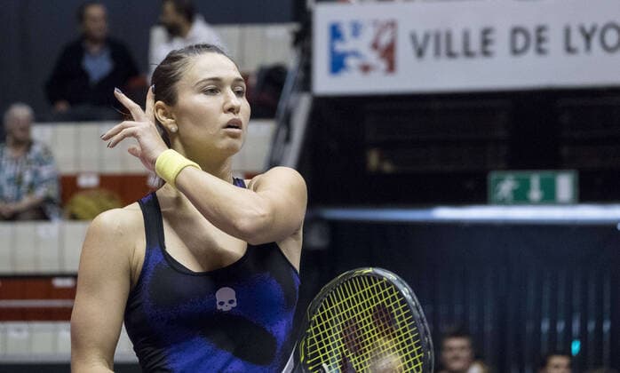 Vitalia DIATCHENKO (RUS) - Open 6eme sens MÃ tropole de Lyon, Lyon 03 03 2022 - Photo Sandrine Thesillat Panoramic TENNIS : Open 6eme Sens Lyon Metropole - 03 03 2022 SandrineThesillat Panoramic 
