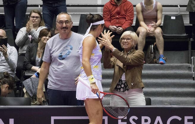Caroline GARCIA (FRA) - Open 6eme sens MÃ tropole de Lyon, Lyon 03 03 2022 - TENNIS : Caroline GARCIA vs Martina TREVISAN - Open 6eme Sens Lyon Metropole - Lyon - 03 03 2022 SandrineThesillat Panoramic 