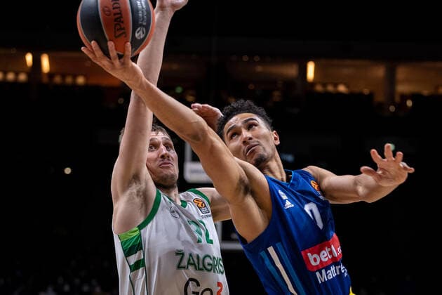 Basketball Berlin 03 03 2022 2021 2022 Euroleague Regular Season Alba Berlin Zalgiris Kaunas Maodo Lo Alba Berlin, No 00 Edgaras Ulanovas Kaunas, No 92