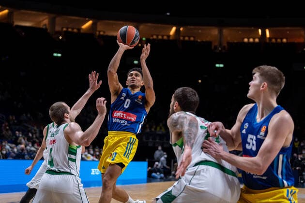 Basketball Berlin 03 03 2022 Season 2021 2022 Euroleague Regular Season Alba Berlin Zalgiris Kaunas Maodo Lo Alba Berlin, No 00