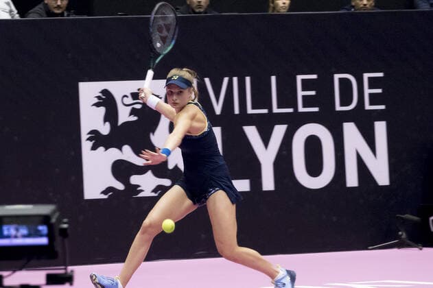 Dayana YASTREMSKA (UKR) - Open 6eme sens MÃ tropole de Lyon, Lyon 03 03 2022 - TENNIS : Dayana YASTREMSKA vs Cristina BUCSA - Open 6eme Sens Lyon Metropole - Lyon - 03 03 2022 SandrineThesillat Panoramic 