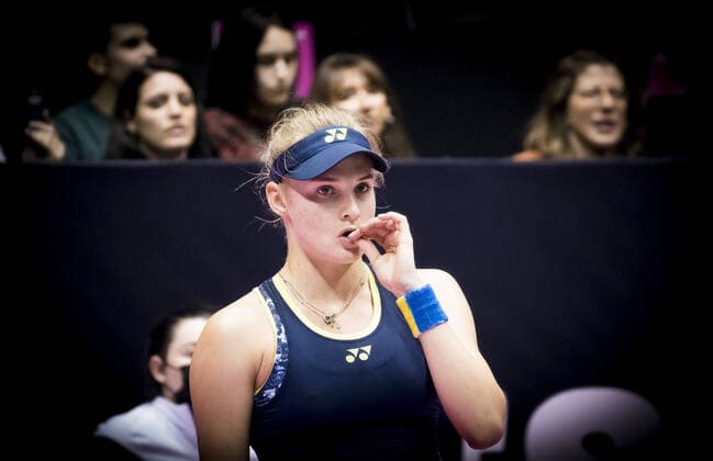 Dayana YASTREMSKA (UKR) - Open 6eme sens MÃ tropole de Lyon, Lyon 03 03 2022 - TENNIS : Dayana YASTREMSKA vs Cristina BUCSA - Open 6eme Sens Lyon Metropole - Lyon - 03 03 2022 SandrineThesillat Panoramic 