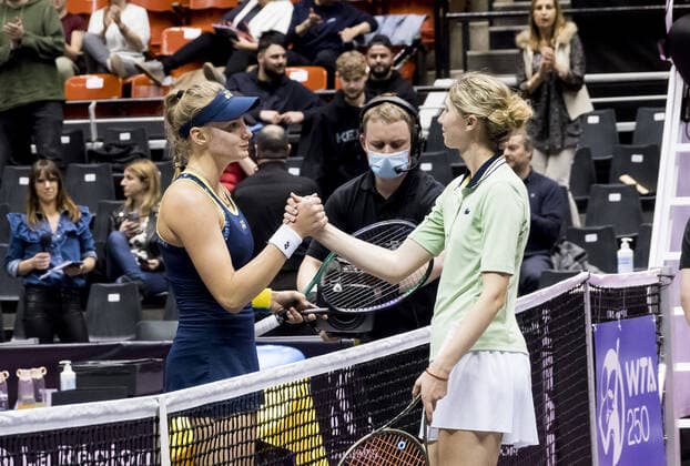 Dayana YASTREMSKA (UKR) Cristina BUCSA (ESP) - Open 6eme sens MÃ tropole de Lyon, Lyon 03 03 2022 - TENNIS : Dayana YASTREMSKA vs Cristina BUCSA - Open 6eme Sens Lyon Metropole - Lyon - 03 03 2022 SandrineThesillat Panoramic 