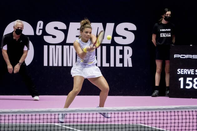 Jasmine PAOLINI (ITA) - Open 6eme sens MÃ tropole de Lyon, Lyon 04 03 2022 - Photo Sandrine Thesillat Panoramic TENNIS : Open 6eme Sens Lyon Metropole - 04 03 2022 SandrineThesillat Panoramic 