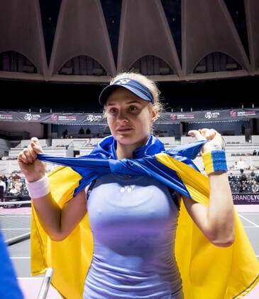 Dayana YASTREMSKA (UKR) en 1 2 finale du tournoi - Open 6eme sens MÃ tropole de Lyon, Lyon 04 03 2022 - TENNIS : Open 6eme Sens Lyon Metropole - 04 03 2022 SandrineThesillat Panoramic 