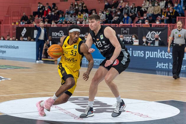 Basketball, ProA, Tigers Tübingen - Nürnberg Falcons