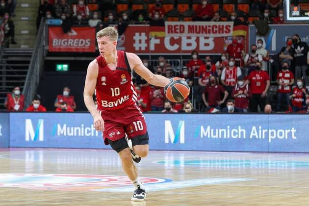 Ognjen Jaramaz 10 FC Bayern Basketball , FC Bayern Basketball vs Olympiakos Piraeus, Euroleague, 04 03 2022 Munich Bavaria Germany Copyright: xkolbert-press ChristianxKolbertx