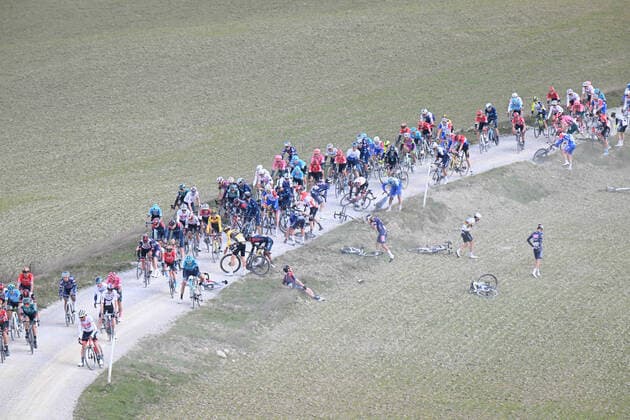 Bilder des Jahres 2022, Sport 03 März Sport Themen der Woche KW09 Sport Bilder des Tages 05-03-2022 Strade Bianche; Lucignano D asso; 