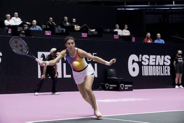Sorana CIRSTEA (ROU) TENNIS : Open 6eme sens Metropole de Lyon - 05 03 2022 SandrineThesillat Panoramic 