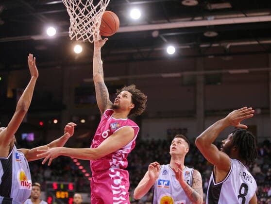 Michael Kessens Telekom Baskets Bonn vs HAKRO Merlins Crailsheim easyCredit BBL 1 Bundesliga , 2021 2022 season , Main round 23 matchday