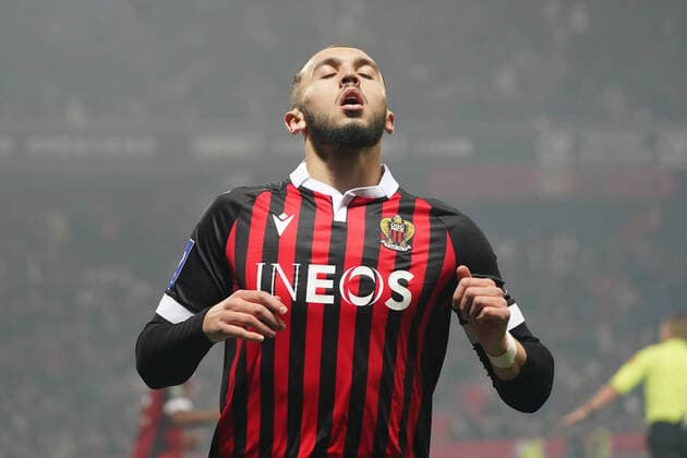 Amine Gouiri (OGC Nice) FOOTBALL : OGC Nice vs PSG - Ligue 1 Uber Eats - Nice - 05 03 2022 NorbertScanella Panoramic 