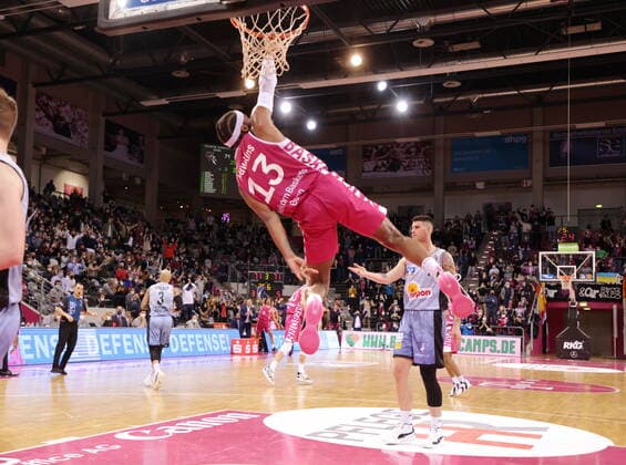 Javontae Hawkins Telekom Baskets Bonn vs HAKRO Merlins Crailsheim easyCredit BBL 1 Bundesliga , 2021 2022 season , main round 23 matchday