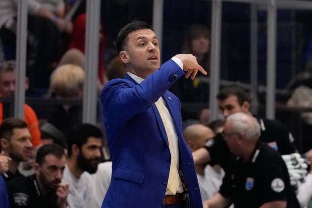 Igor Jovovic Head Coach MBC , Syntainics MBC vs Medi Bayreuth, Basketball Bundesliga, Maenner, 2021 2022, 23 Spieltag, 05 03 2022, Syntainics MBC vs Medi Bayreuth, Basketball Bundesliga, Maenner, 2021 2022, 23 Spieltag, 05 03 2022, Weissenfels Copyright: xEibner-Pressefoto EckehardxSchulzx ep_eer