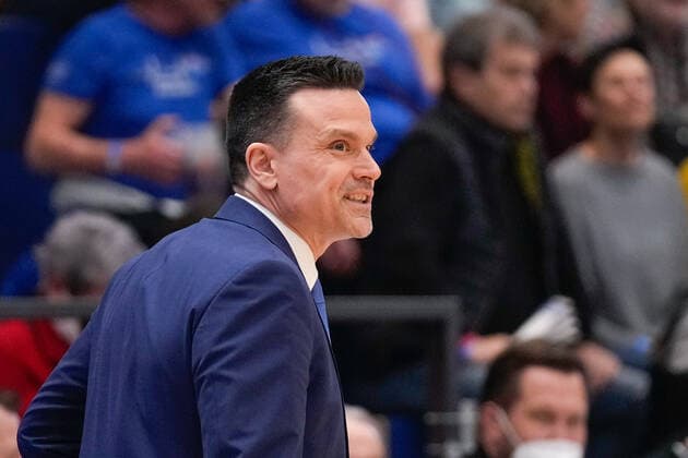Raoul Korner Bayreuth, Head Coach , Syntainics MBC vs Medi Bayreuth, Basketball Bundesliga, Maenner, 2021 2022, 23 Spieltag, 05 03 2022, Syntainics MBC vs Medi Bayreuth, Basketball Bundesliga, Maenner, 2021 2022, 23 Spieltag, 05 03 2022, Weissenfels Copyright: xEibner-Pressefoto EckehardxSchulzx ep_eer