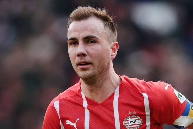 EINDHOVEN - Mario Gotze of PSV Eindhoven during Dutch Eredivisie match between PSV Eindhoven and Heracles Almelo at Phillips Stadium on March 6, 2022 in Eindhoven, Netherlands. ANP Dutch Height Jeroen Putmans Dutch Eredivisie 2021 2022 xVIxANPxSportx xJeroenxPutmansxIVx *** EINDHOVEN Mario Gotze of PSV Eindhoven during Dutch Eredivisie match between PSV Eindhoven and Heracles Almelo at Phillips Stadium on March 6, 2022 in Eindhoven, Netherlands ANP Dutch Height Jeroen Putmans Dutch Eredivisie 2021 2022 xVIxANPxSportx xJeroenxPutmansxIVx 445145192 originalFilename: 445145192.jpg