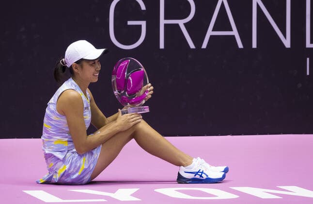 Shuai Zhang (CHN) remporte la finale du tournoi de Lyon - Open 6eme sens MÃ tropole de Lyon TENNIS : Open 6eme sens Metropole de Lyon - 06 03 2022 SandrineThesillat Panoramic 