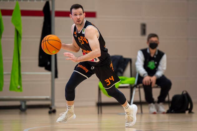 David Cohn 34, WiHa Panthers Schwenningen GER, Basketball, Barmer 2 Bundesliga Pro A, Matchday 28, Ehingen Urspring vs WiHa Panthers Villingen Schwenningen, 06 03 2022, GER, Basketball, Barmer 2 Bundesliga Pro A, Matchday 28, Ehingen Urspring vs WiHa Panthers Villingen Schwenningen, 06 03 2022 Ehingen Copyright: xEibner-Pressefotox EP_FWF