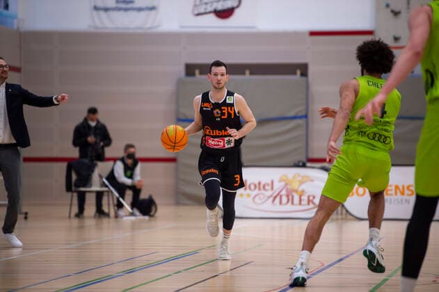 GER, Basketball, Barmer 2 Bundesliga Pro A, Matchday 28, Ehingen Urspring vs WiHa Panthers Villingen Schwenningen, 06 03 2022, GER, Basketball, Barmer 2 Bundesliga Pro A, Matchday 28, Ehingen Urspring vs WiHa Panthers Villingen Schwenningen, 06 03 2022 Ehingen Copyright: xEibner-Pressefotox EP_FWF