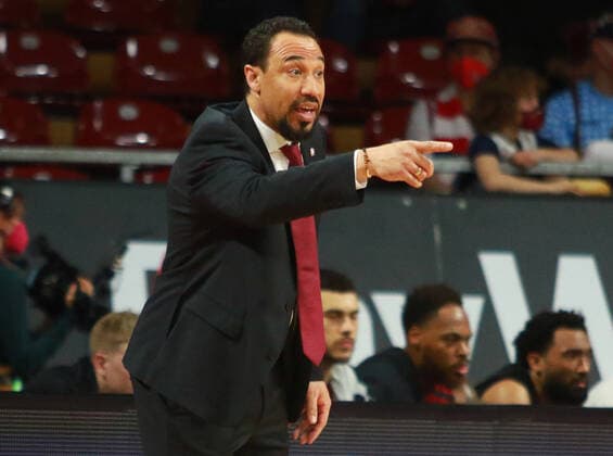 Coach Demond Greene FCBB Basketball BBL FC Bayern Muenchen Brose Bamberg Audi Dome 06 03 2022 PHOTO Mladen Lackovic LakoPress