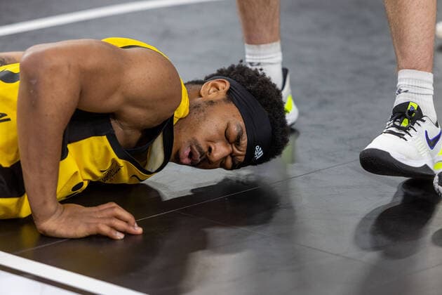 Isaiah Crawley Tigers Tuebingen, 53 Tigers Tuebingen vs Eisbaeren Bremerhaven, 2 Basketball Bundesliga, Pro A, Barmer 2 Basketball, 28 Spieltag , Spielzeit 2021 2022, 06 03 2022 Tigers Tuebingen vs Eisbaeren Bremerhaven, 2 Basketball Bundesliga, Pro A, Barmer 2 Basketball, 28 Spieltag , Spielzeit 2021 2022, 06 03 2022 Tuebingen Copyright: xNinaxSanderx xEibnerxPressefotox EP_NSR