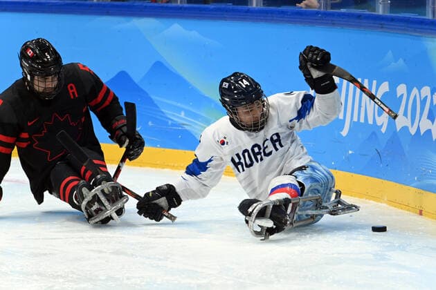 Paralympics, BEIJING 2022, Ice Hockey, Canada - South Korea