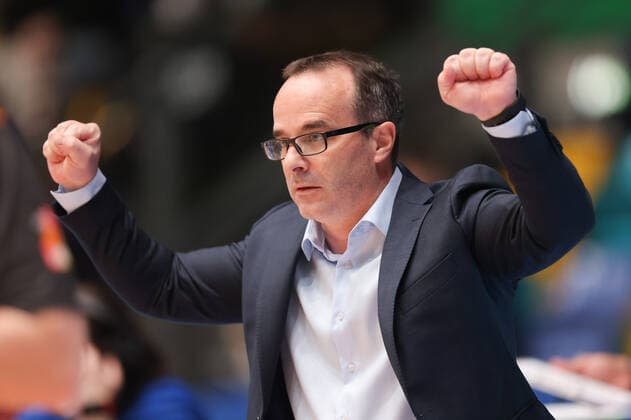 Fraport Skyliners BG Göttingen, easyCredit BBL Head Coach Diego Ocampo Fraport Skyliners Basketball match of the easyCredit BBL between the Fraport Skyliners and BG Göttingen on 9 March 2022 at the Ballsporthalle in Frankfurt am Main , Frankfurt am Main Hesse Germany Ballsporthalle