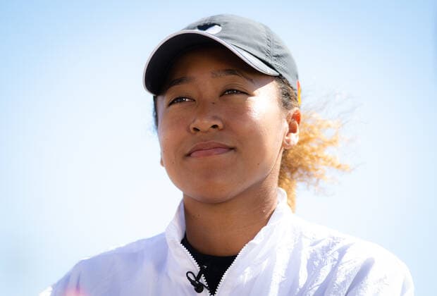 March 9, 2022, INDIAN WELLS, CALIFORNIA, UNITED STATES: Naomi Osaka of Japan talks to the media at the 2022 BNP Paribas Open WTA, Tennis Damen 1000 tennis tournament INDIAN WELLS UNITED STATES - ZUMAa181 20220309_zaa_a181_312 Copyright: xRobxPrangex