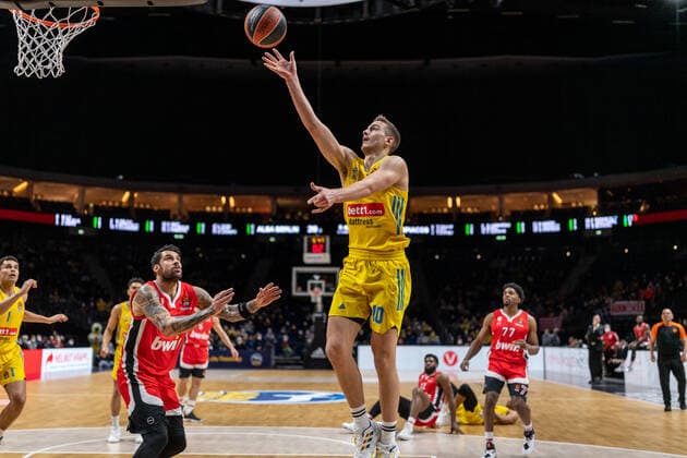 Basketball Berlin 10 03 2022 Season 2021 2022 Euroleague Regular Season Alba Berlin Olympiakos Piraeus Tim Schneider Alba Berlin, No 10