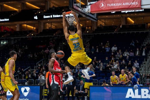 Basketball Berlin 10 03 2022 Euroleague Regular Season 2021 2022 Alba Berlin Olympiakos Piraeus Johannes Thiemann Alba Berlin, No 32