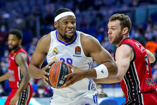 10th March 2022 Wizink Center Madrid, Spain Turkish Airlines Euroleague Basketball Spain, Real Madrid vs AX Armani Exchange Milan Guerschon Yabusele Madrid Madrid Madrid Spain Basketball Copyright: xAlbaxPachecox xAgenciaxLOFx