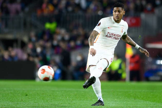 March 10, 2022, Barcelona, Spain: Patrick van Aanholt of Galatasaray AS during the UEFA Europa League match between FC Barcelona, Barca and Galatasaray ASat Camp Nou in Barcelona, Spain. Barcelona Spain - ZUMAd159 20220310_zia_d159_064 Copyright: xGerardxFrancox