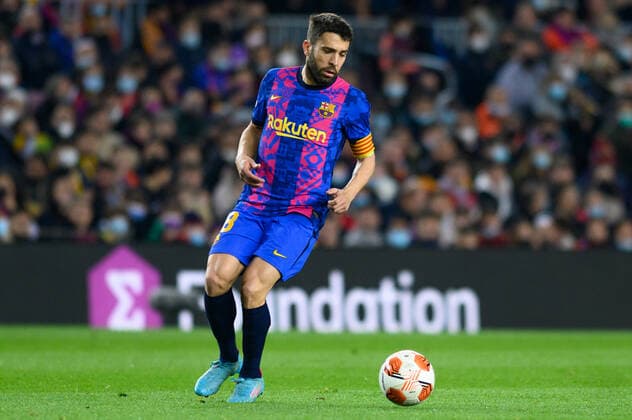 March 10, 2022, Barcelona, Spain: Jordi Alba of FC Barcelona, Barca during the UEFA Europa League match between FC Barcelona and Galatasaray ASat Camp Nou in Barcelona, Spain. Barcelona Spain - ZUMAd159 20220310_zia_d159_092 Copyright: xGerardxFrancox