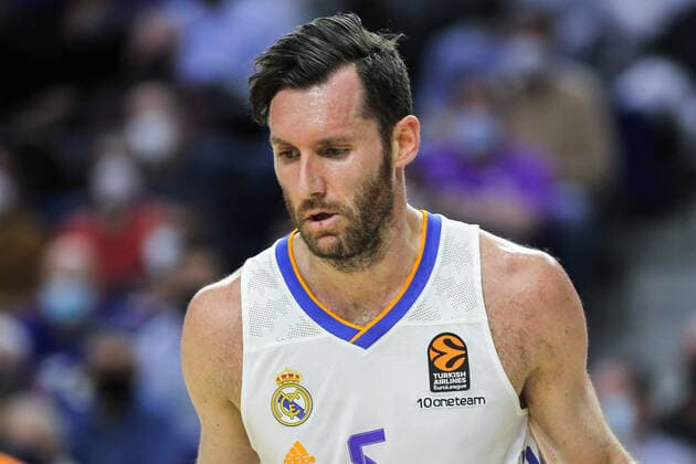 March 10, 2022, MADRID, MADRID, SPAIN: Rodolfo Fernandez Farres Rudy of Real Madrid looks on during Turkish Airlines Euroleague basketball match between Real Madrid and Olimpia Milano at Wizink Center on March 10, 2022 in Madrid, Spain. MADRID SPAIN - ZUMAa181 20220310_zaa_a181_065 Copyright: xIrinaxR.xHipolitox